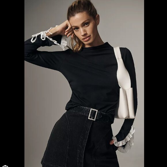 Brand New Maeve Ruffle-Sleeve Top - Picture 6 of 9